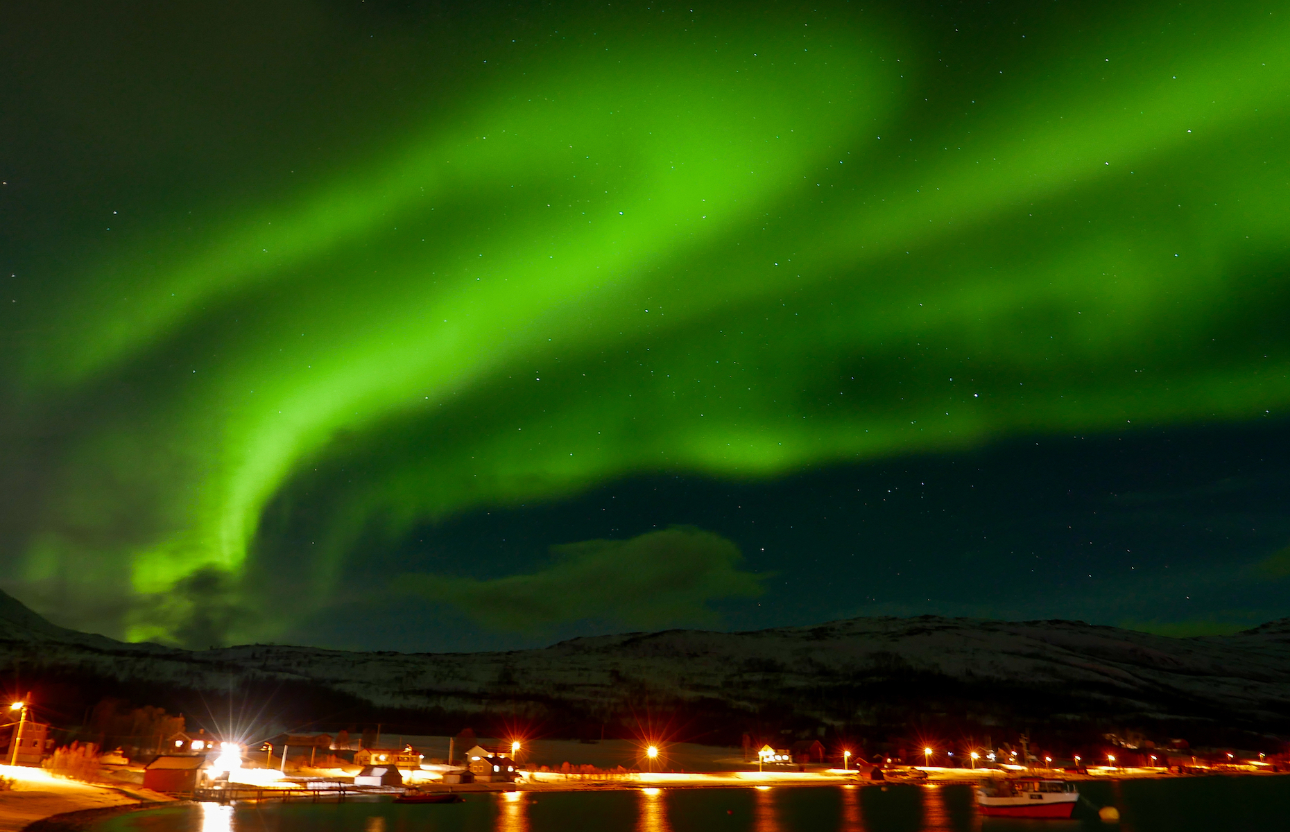 The colours of the lights vary based on the kind of ions that shoot out from the solar surface and enter the atmosphere. 