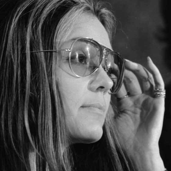 Gloria Steinem was one of the founders of the National Women’s Political Caucus, which aims to amplify the voices of women in government.