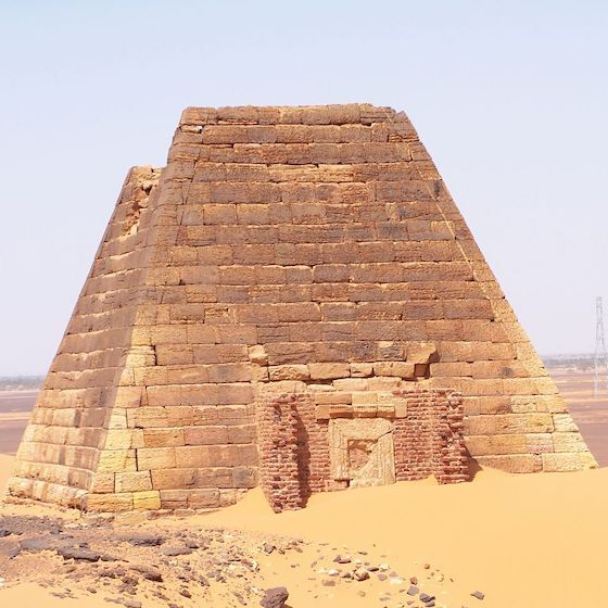 The Pyramids of Meroe (Sudan) were discovered by Giuseppe Ferlini.