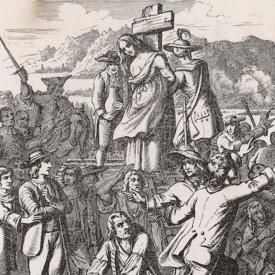Most of the people executed for witchcraft were women.