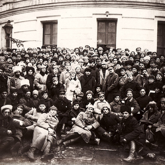 Following the October Revolution, Russia entered into civil war which pitted the Red Army against the White Army.