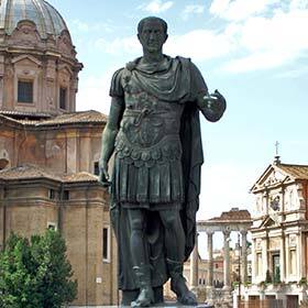 Julius Caesar was born the son of a slave and climbed the social ladder.