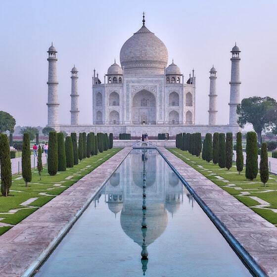 The Taj Mahal was constructed in honour of the Mughal emperor Shah Jahan.
