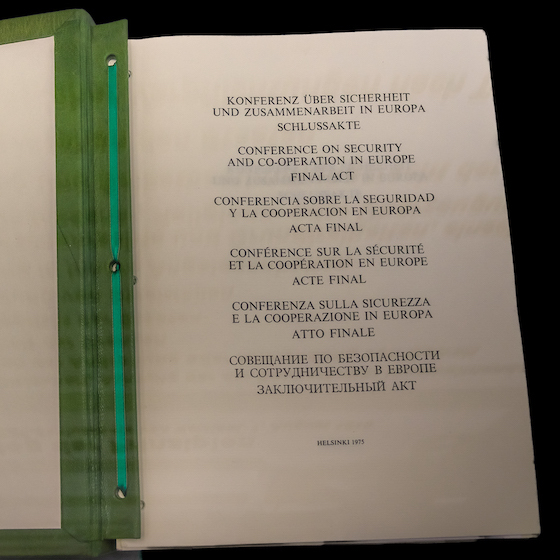 L’URSS n’a jamais participé aux accords d’Helsinki (1975).