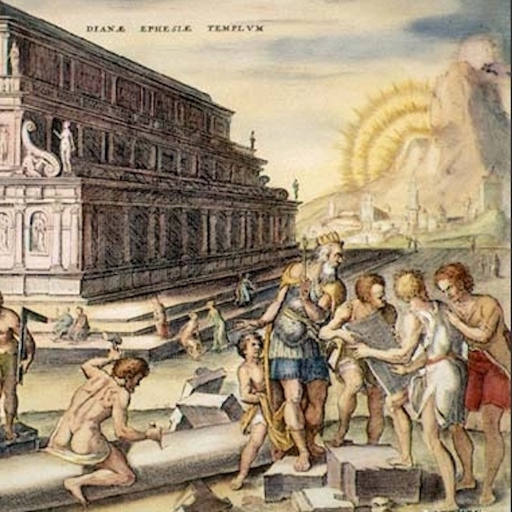 John Turtle Wood discovered vestiges of the Temple of Artemis at Ephesus in 1869.