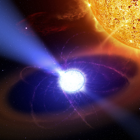 A young star is called a white dwarf.  