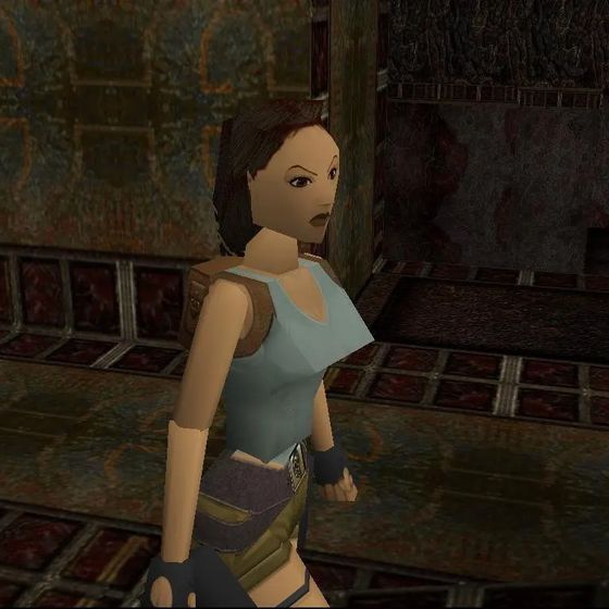 Le personnage Lara Croft du premier jeu Tomb Raider était fait de seulement 57 polygones.