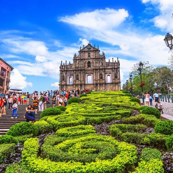La région administrative spéciale de Macao a une superficie d’environ 12 km2.