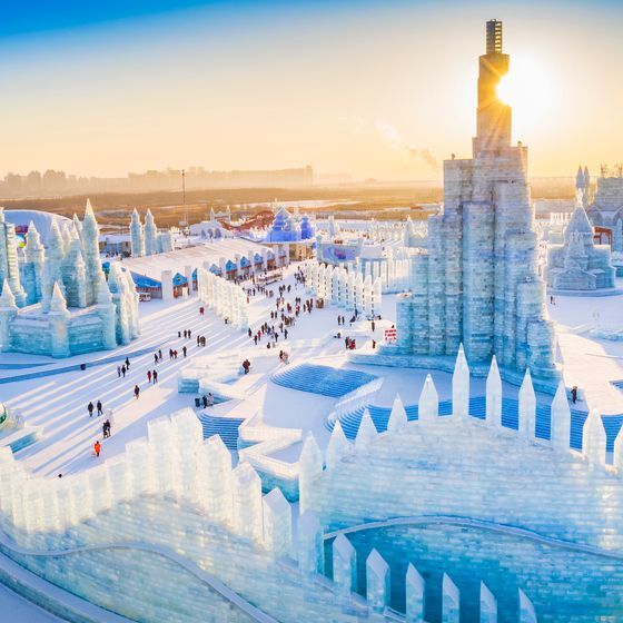 China is home to one of the biggest ice festivals.