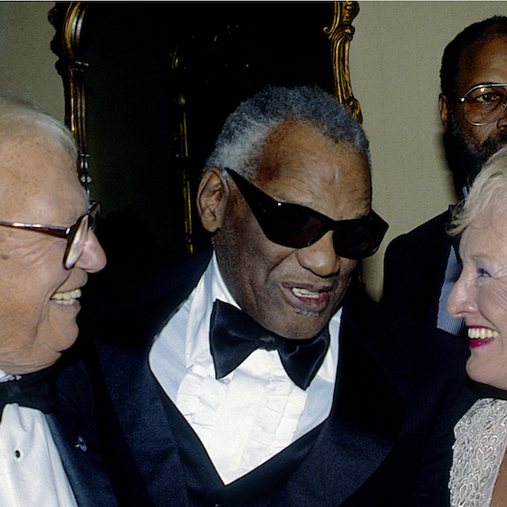 Ray Charles was born blind, causing him to have a difficult childhood.