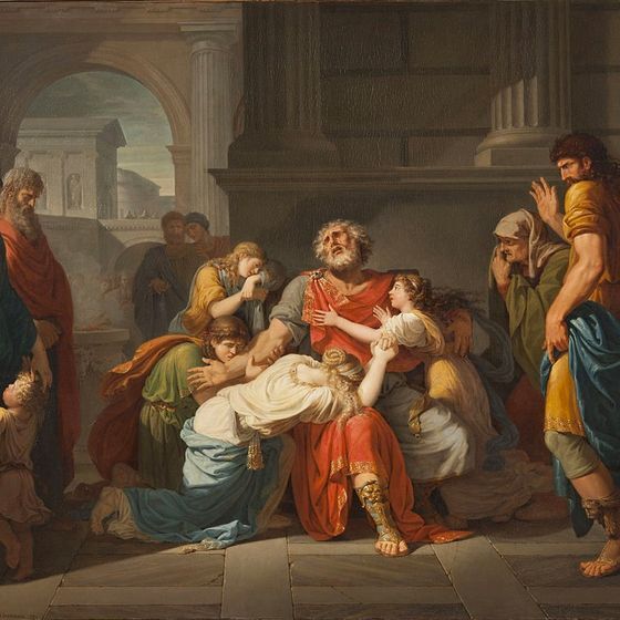 In Sophocles' Oedipus Rex, Oedipus unknowingly kills his father and marries his mother.