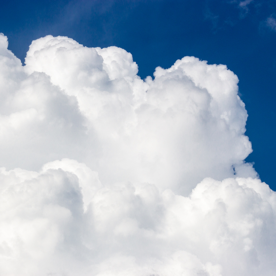 Clouds owe their white colour to molecules that expand as they rise through the atmosphere.