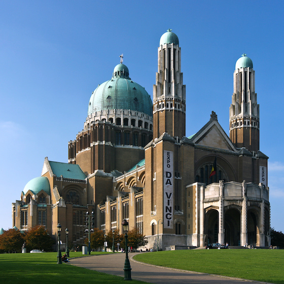 The National Basilica of the Sacred-Heart of Koekelberg is the largest art deco building in the world.