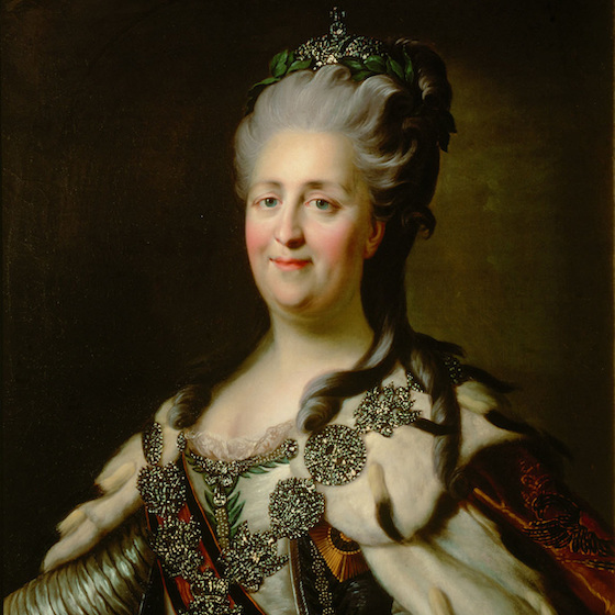 In 1762, Russia's Catherine the Great succeeded to the throne after the death of her father.  