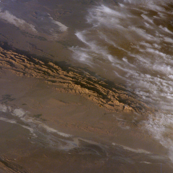 The Lut Desert is located in southeastern Saudi Arabia.