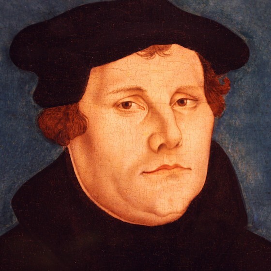 Martin Luther posted his 95 theses on the doors of a church in 1517.