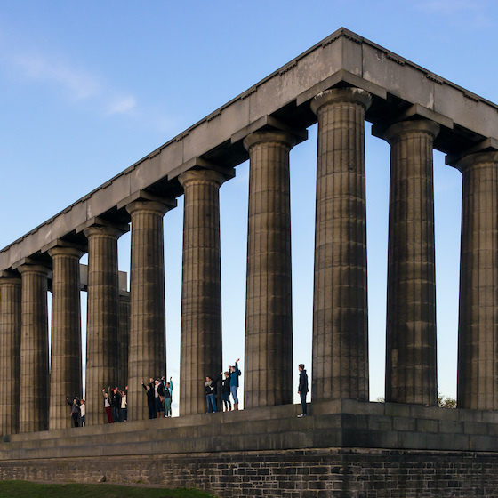 Le Monument national d’Écosse est l’un des vestiges de l’Empire romain.