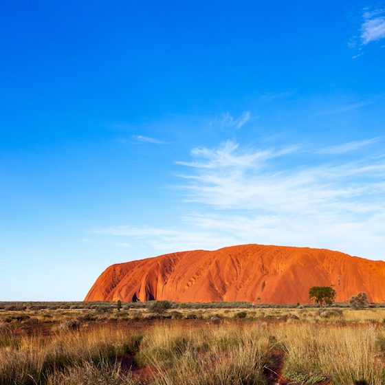 The famous Ayers Rock is also called Uluru.