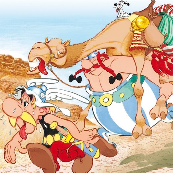 Dans L’Odyssée d’Astérix, Astérix et Obélix doivent trouver de l’huile de roche, ingrédient indispensable à la potion magique.