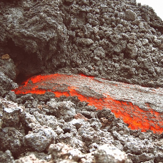 Lava and magma have different chemical compositions.
