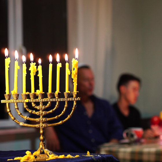 Hanukkah, a Jewish holiday, is always celebrated in December.
