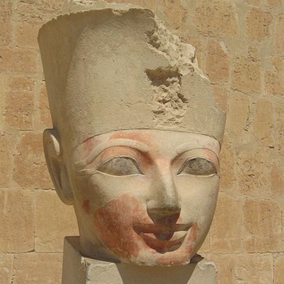 The pharaoh Hatshepsut was a woman.