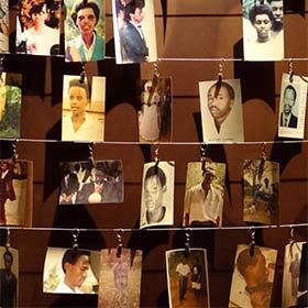 The genocide of the Tutsis in Rwanda killed 800,000 people.