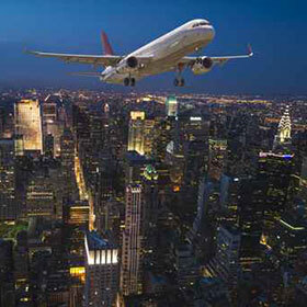 There are about 60,000 people in the air over the United States at any time.