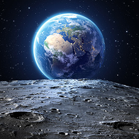 The Moon is slowly moving towards the Earth.