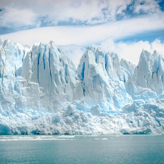 Without snow, glaciers could not form.