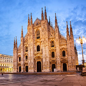 Leonardo da Vinci was born in Milan.