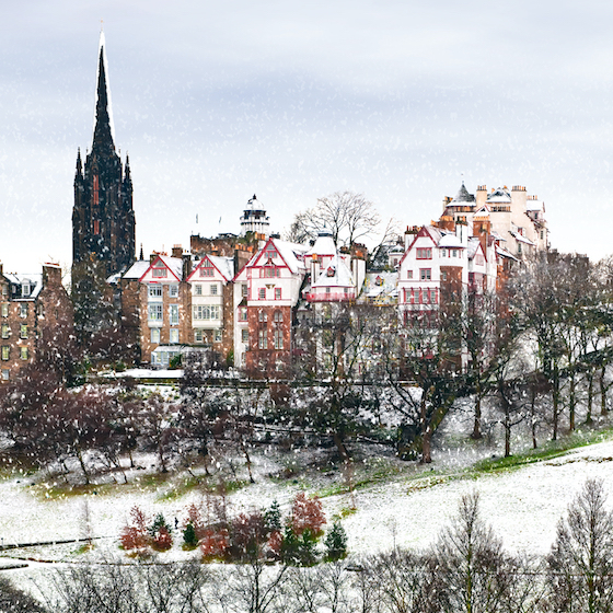 Scotland's average maximum winter temperature is -7°C (19°F).