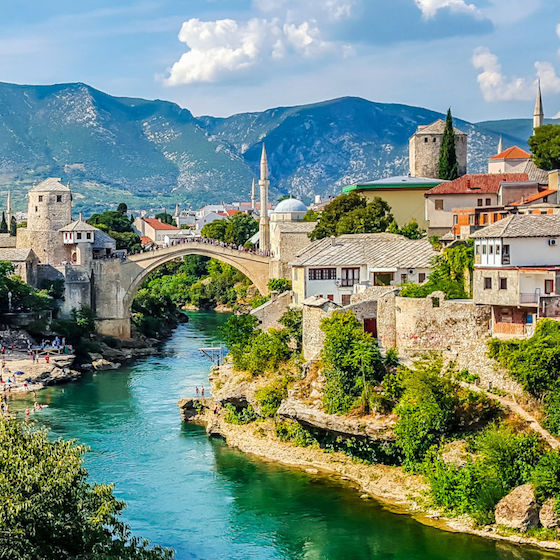 L’Albanie, la Croatie et le Monténégro font tous partie des Balkans.