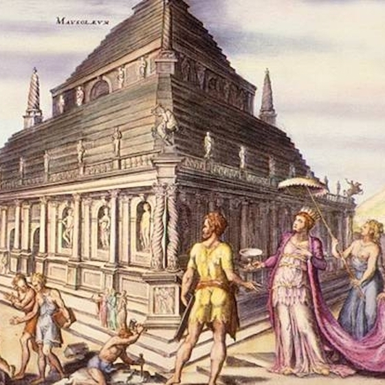 Le mausolée d'Halicarnasse était le tombeau de Mausole.