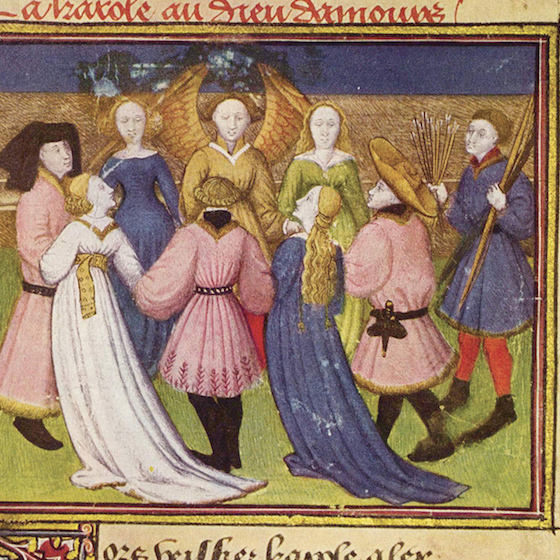 L’estampie est une gravure médiévale, ancêtre du timbre.