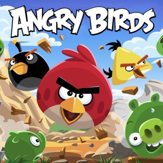 In the game Angry Birds, Chuck is the best at destroying stone.