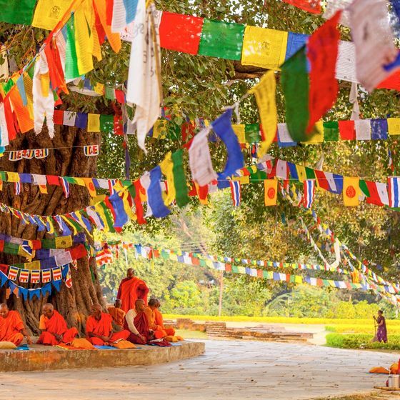 There are three main branches of Buddhism.