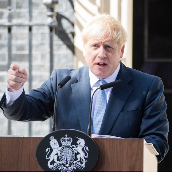 UK Prime Minister Boris Johnson is in favour of cancelling Brexit.
