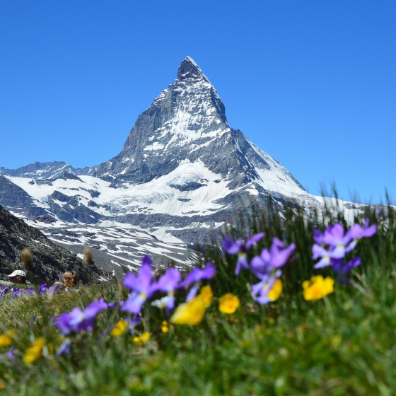 The Matterhorn’s German name means “the horn in the sky” in English.