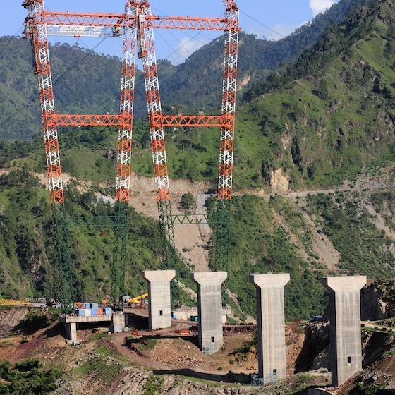 India’s Chenab Train Bridge will be as tall as the Eiffel Tower.