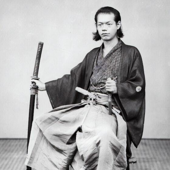Samurai usually measured no more than 1.65 m (5 ft. 5 in.) tall.