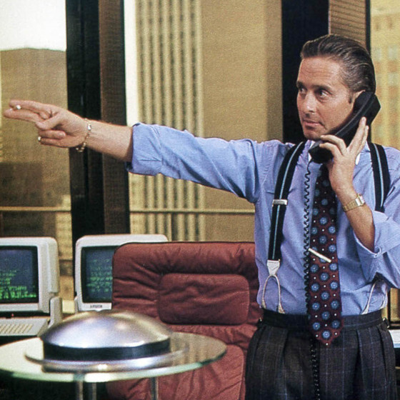 «La cupidité, faute d’un meilleur terme, est bonne» provient du drame Wall Street, sorti en 1987.