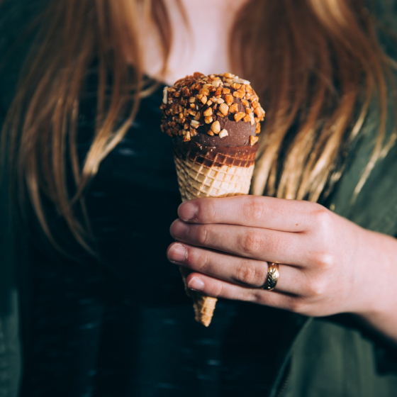 En moyenne, il faut 50 coups de langue pour finir un cornet de crème glacée.