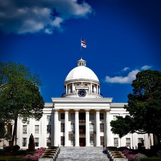 The State of Alabama has had four different capital cities since its creation in 1819.
