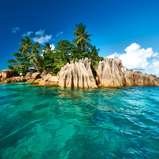 The inner Seychelles are the world’s oldest granite islands in the middle of the ocean. 