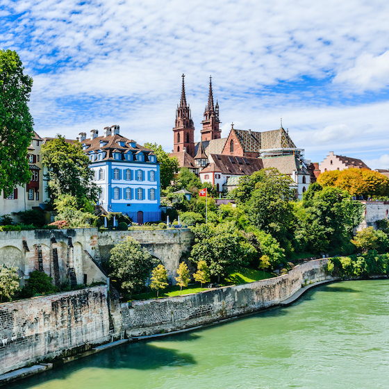 St. George's tower is Basel Cathedral's highest tower.