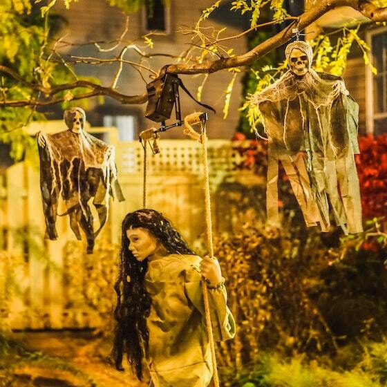 We associate ghosts and monsters with Halloween because they are attracted to cold weather and darkness.