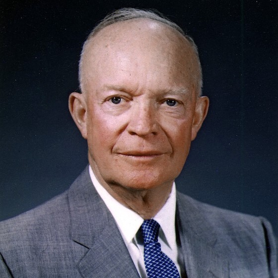 American President Dwight D. Eisenhower oversaw the Vietnamese armistice.
