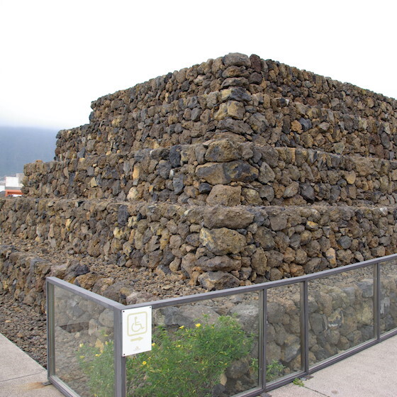 The Pyramids of Güímar are located on the island of Tenerife.