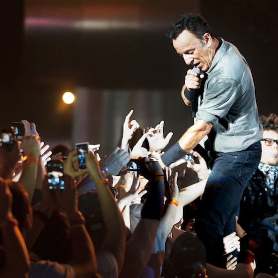 The first song that Bruce Springsteen learned to play on the guitar was the Beatles’ classic “I Want to Hold Your Hand.”